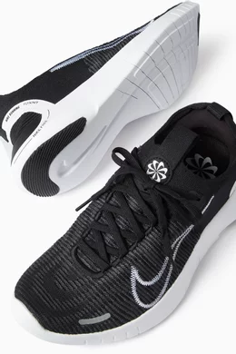 Buy Nike Black Free RN Next Nature Sneakers in Flyknit Textile For Women Online Ounass Oman