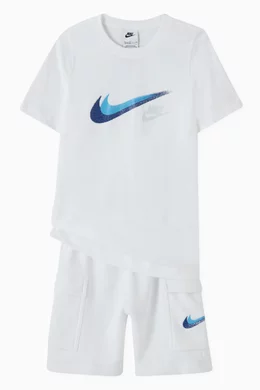 Nike logo shorts shop