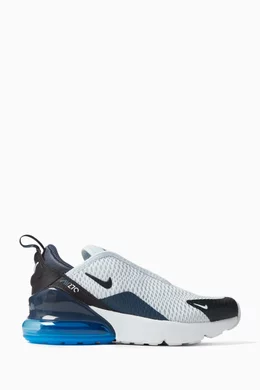 Buy Nike Grey Air Max 270 Sneakers in Textile For Kids Online Ounass Oman