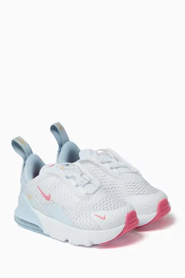 Buy Nike White Air Max 270 Sneakers in Mesh For Girls Online Ounass Oman