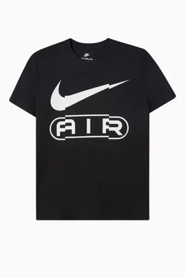 Nike logo top shop