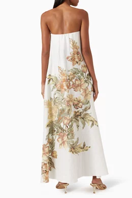 Buy Significant Other Multicolour Parisa Maxi Dress in Linen For Women  Online | Ounass Oman
