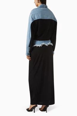 christopher esber denim dress CHRISTOPHER ESBER Sevilla Denim Wrap Top