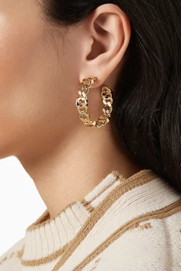 Gucci gold hoop earrings online