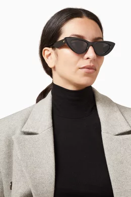 Buy Le Specs Black Hypnosis Cat-eye Sunglasses For Women  display picture 2