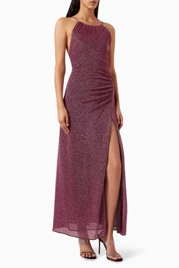 oseree purple dress Oseree - Purple Lumire plumage mini dress with ostrich feathers  LDF213LUREXPLUMAGE