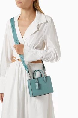 Buy Coach Blue Ace 17 Tote Bag in Leather For Women Online Ounass Oman