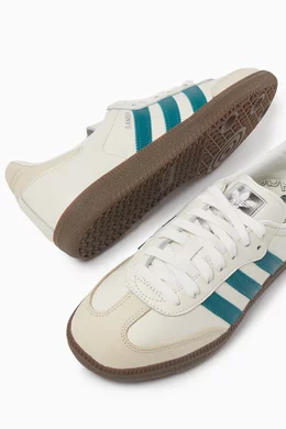 adidas gazelle silver green womens adidas Sambae Shoes - Women's - Cloud White / Green / Off White