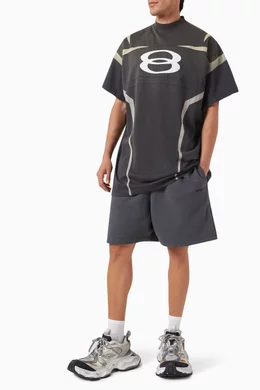 送料込+BALENCIAGA＋UNITY SPORTS ICON BIKER Tシャツ Balenciaga Unity Sports Icon Biker Oversized T-Shirt | Saks