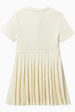 Buy Self Portrait Neutral Embellished Knit Mini Dress For Girls Online |  Ounass Oman