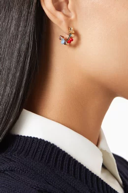 Coach huggie earrings online