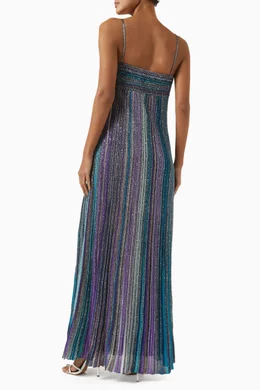 missoni sequin dress Mare sequin-embellished striped metallic crochet-knit mini dress - metallic