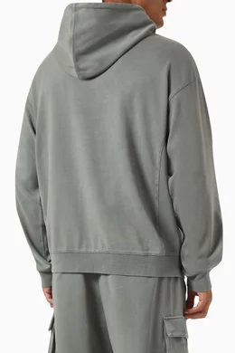 Buy Kith Grey Williams IV Hoodie in Interlock Fabric For Men