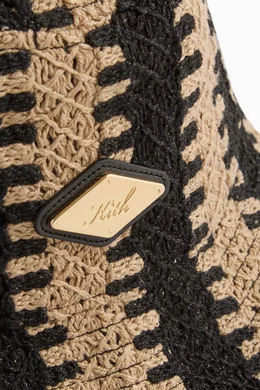 Buy Kith Multicolour Dawson Bucket Hat in Geo Crochet For Men