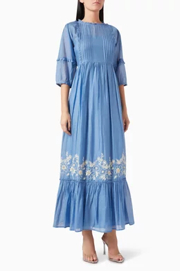 blue occasion maxi dress Holly Shae arden lydias rum punch – Turner's main image 1