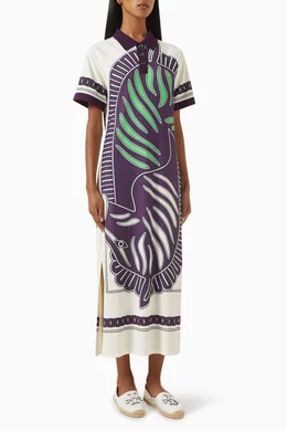 Tory burch striped polo dress outlet