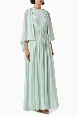 huishan zhang green dress Huishan Zhang Midi – Runway Catalog main image 1