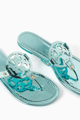Jelly Sandals Tory Burch Turquoise Sandals Roxanne Jelly Flat Sandals