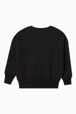 Calvin klein flock logo sweatshirt shop