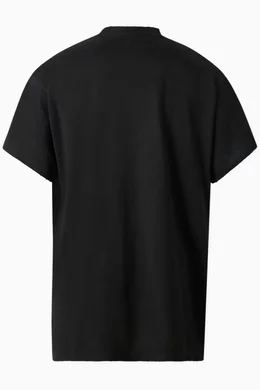 Buy Balenciaga Black Unisex 3B Stencil Oversized T-shirt in Cotton