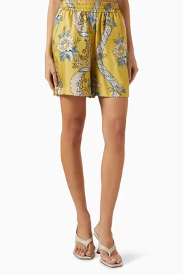 MAXMARA タンカシャシタキシトトラウサ 2317810137600 032 Long taffeta skirt, brown | 