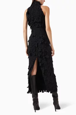 Buy A.W.A.K.E Mode Black Multi-rectangle Midi Dress For Women Online |  Ounass Oman