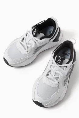 Buy Puma White RS X Sneakers in Mesh Faux Leather For Boys Online Ounass Oman