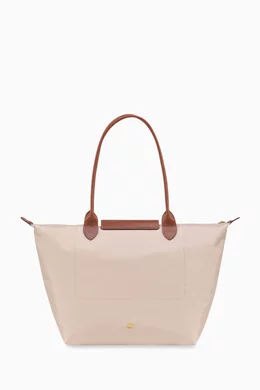 Buy Longchamp Neutral Large Le Pliage Original Tote Bag in Canvas For Women Online Ounass Oman