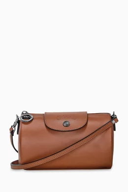 Buy Longchamp Brown Mini Le Pliage Xtra Crossbody Bag in Leather For Women Online Ounass Oman