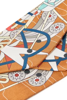 Buy Hermès Pre-Loved Multicolour Unused Odyssey Twilly Scarf in