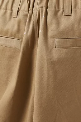 Buy Maison Margiela Neutral Skater Chino Pants in Cotton
