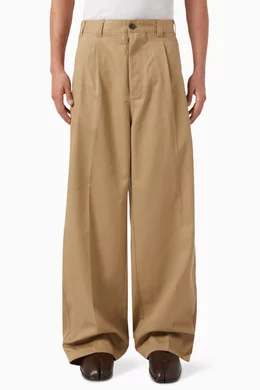 Buy Maison Margiela Neutral Skater Chino Pants in Cotton