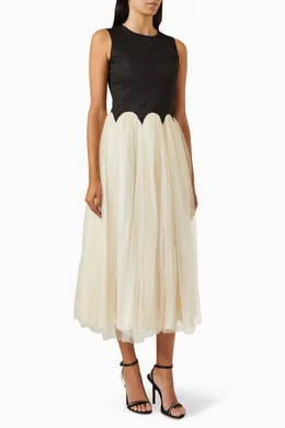 black monika midi dress The Monica Dress Extended