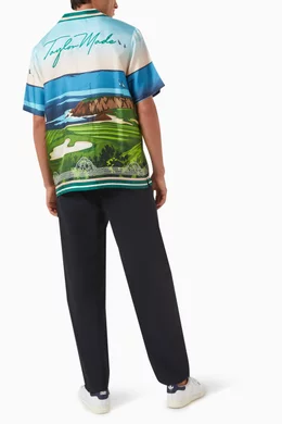 Buy Kith Multicolour x Taylormade Camp Collar Shirt in Silk