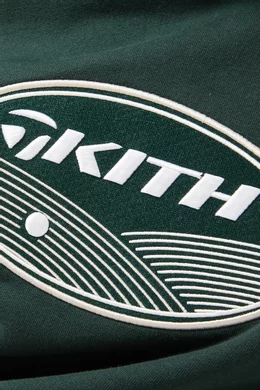 Buy Kith Green x Taylormade Fairway Nelson Hoodie in Cotton Fleece