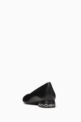 Michael kors reichlich black suede flats