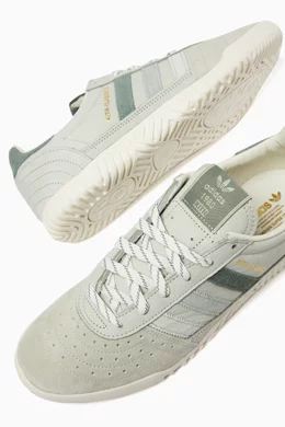 Buy Kith Green x adidas Originals Indoor Super Sneakers in Nubuck