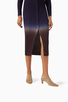 Buy Staud Neutral Wally 55 Mules in Suede For Women Online