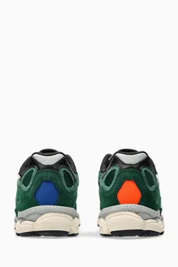 Buy Asics Green Ballaholic Gel-NYC Sneakers in Mesh For Men Online