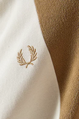 Fred perry panelled pique polo shop