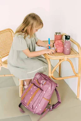 Buy Fresk Color Large All over Birds Print Backpack in Recycled Fabric For Kids Online Ounass Oman