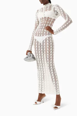 paris georgia crochet dress Paris Georgia Fringe Dress