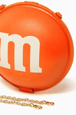 Buy Kate Spade New York Orange x M&M Chain Coin Purse in