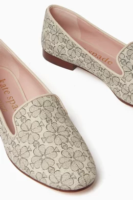 Buy Kate Spade New York Neutral Spade Flower Lounge Loafers in