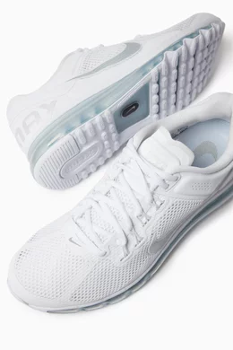 Buy Nike White Air Max 2013 Sneakers in Mesh For Men Online Ounass Oman