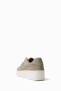 Buy Nike Green Air Force 1 Sage Low Sneakers in Suede For Women Online Ounass Oman