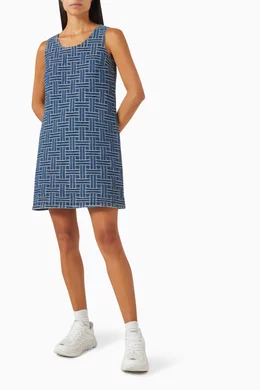 Buy KENZO Blue KENZO Weave Mini Dress in Japanese Denim For Women Online |  Ounass Oman