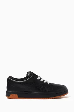 Buy KENZO Black Dome Sneakers in Leather For Women Online | Ounass