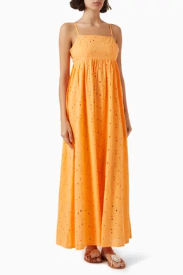selected femme orange dress Anthropologie x SELECTED FEMME Wrap Dress SLFALLESANDRA in Dark Orange UK  6/8