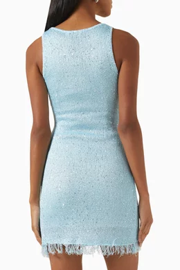 asta resort blue sparkly dress BLUE NATALIA DRESS main image 0